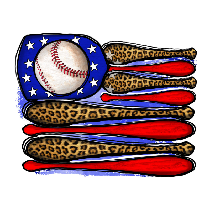 Leopard Baseball Flag3 Urban Heavy Tee by JahusDesignShop | Teevron