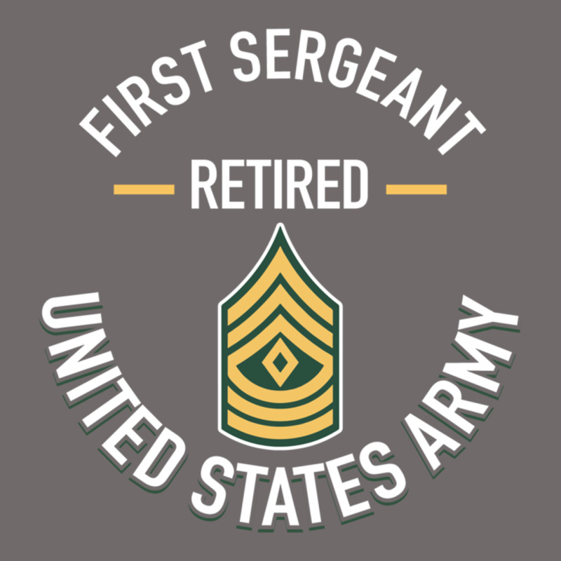 First Sergeant 1sg Retired Army Military Retirement Gifts Long Sleeve Urban Heavy Tee by lanVoArt | Teevron