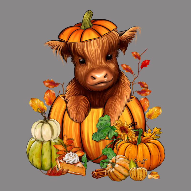 Fall Autumn Heifer Pumpkin Vintage Tee by RanaPortraitStore | Teevron