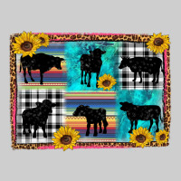 Cow Sunflower Leopard Premium Tee | Teevron