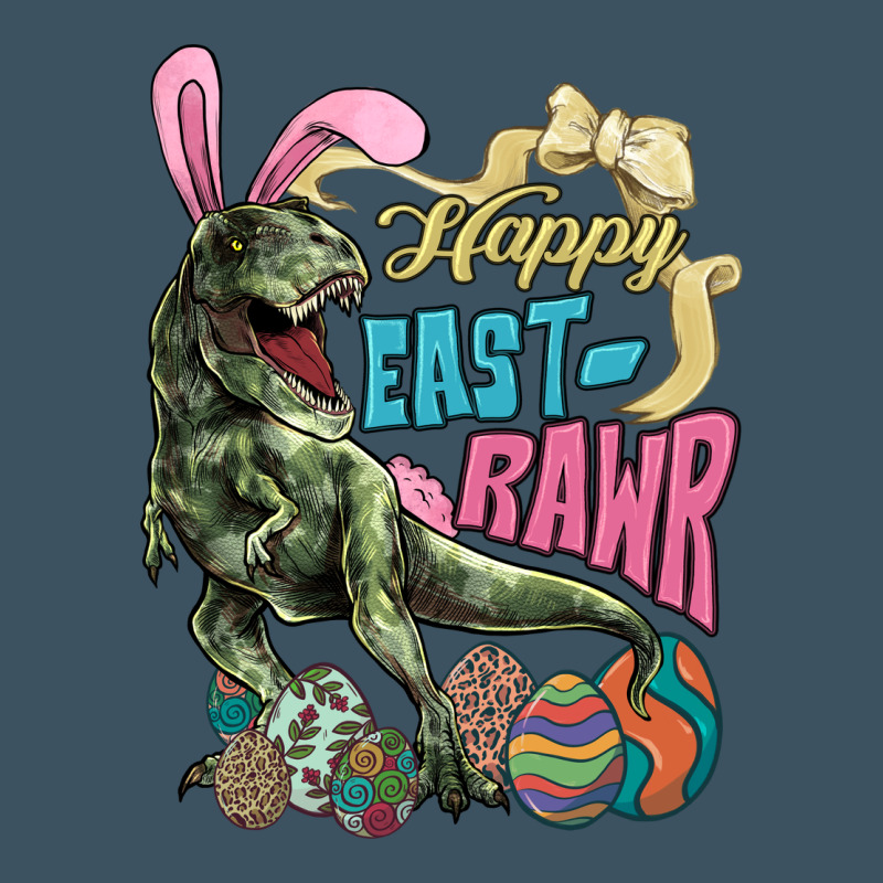 Happy Easter Day T-rex Urban Heavy Tee by HowdyJamesFarm | Teevron