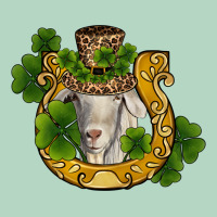 St Patricks Day Goat Horseshoe Shamrock Classic Tee | Teevron