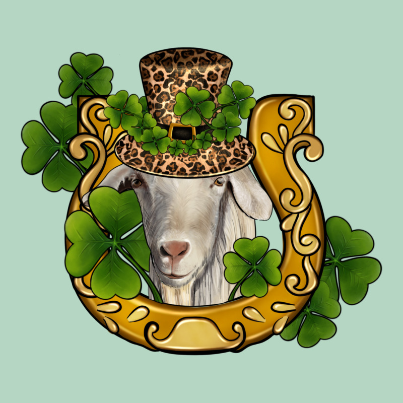 St Patricks Day Goat Horseshoe Shamrock Classic Tee by RanaPortraitStore | Teevron