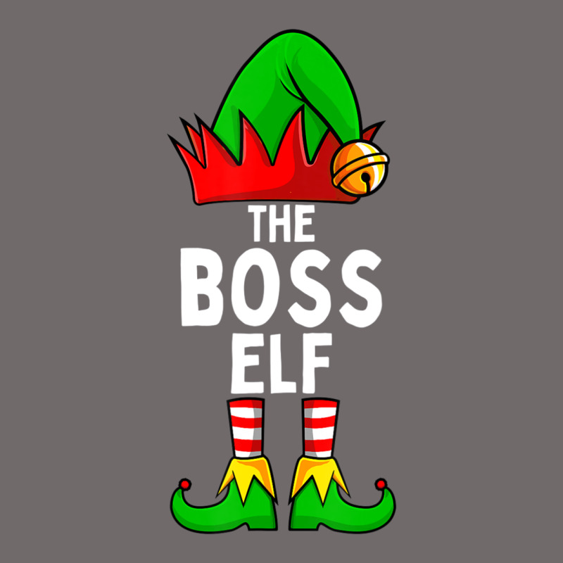 Boss Elf Matching Family Christmas Urban Heavy Tee by lanVoArt | Teevron