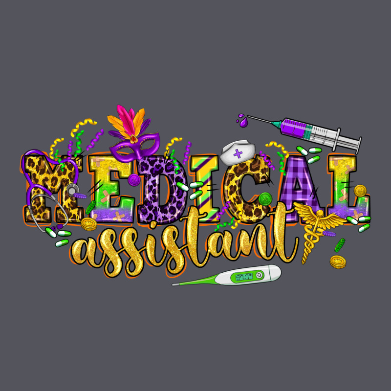 Ma Medical Assistant Mardi Gras Vintage Hoodie by HowdyJamesFarm | Teevron