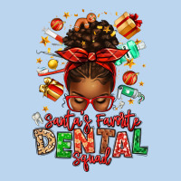 Santa's Favorite Dental Squad Afro Messy Bun Classic Tee | Teevron