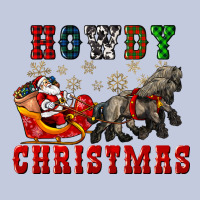 Howdy Christmas With Santa Riding His Sleighs Long Sleeve Tee | Teevron