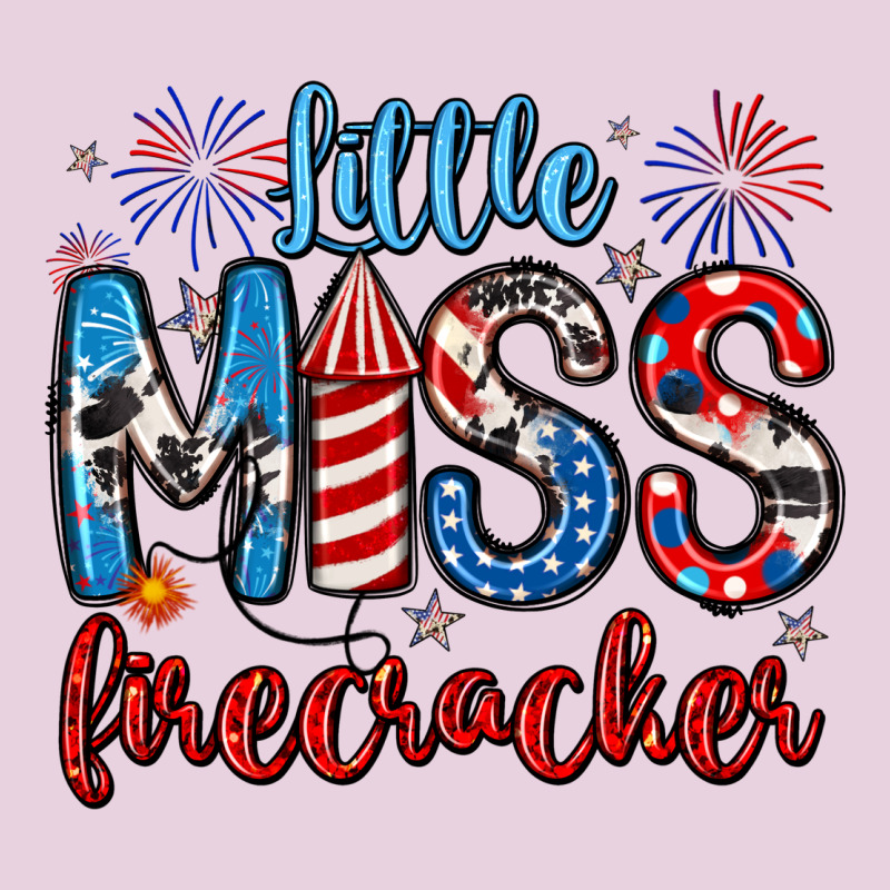Little Miss Firecracker 4th Of July Ladies Tee by Artiststas | Teevron
