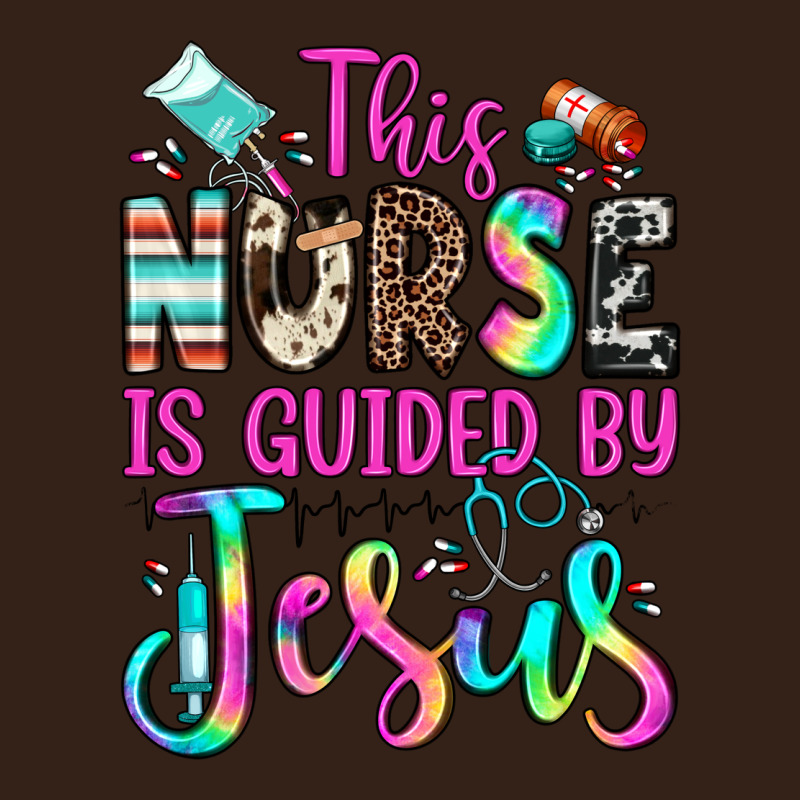 This Nurse Is Guided By Jesus Heavy Core Tee by JahusDesignShop | Teevron
