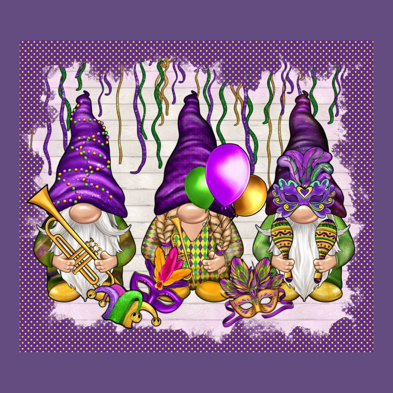Mardi Gras Carnival With Gnomies Tumbler Vintage Hoodie by HowdyJamesFarm | Teevron