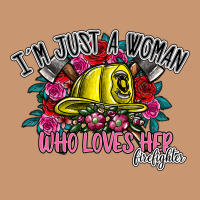 Im Just A Woman Who Loves Her Firefighter Heavyweight Hoodie | Teevron