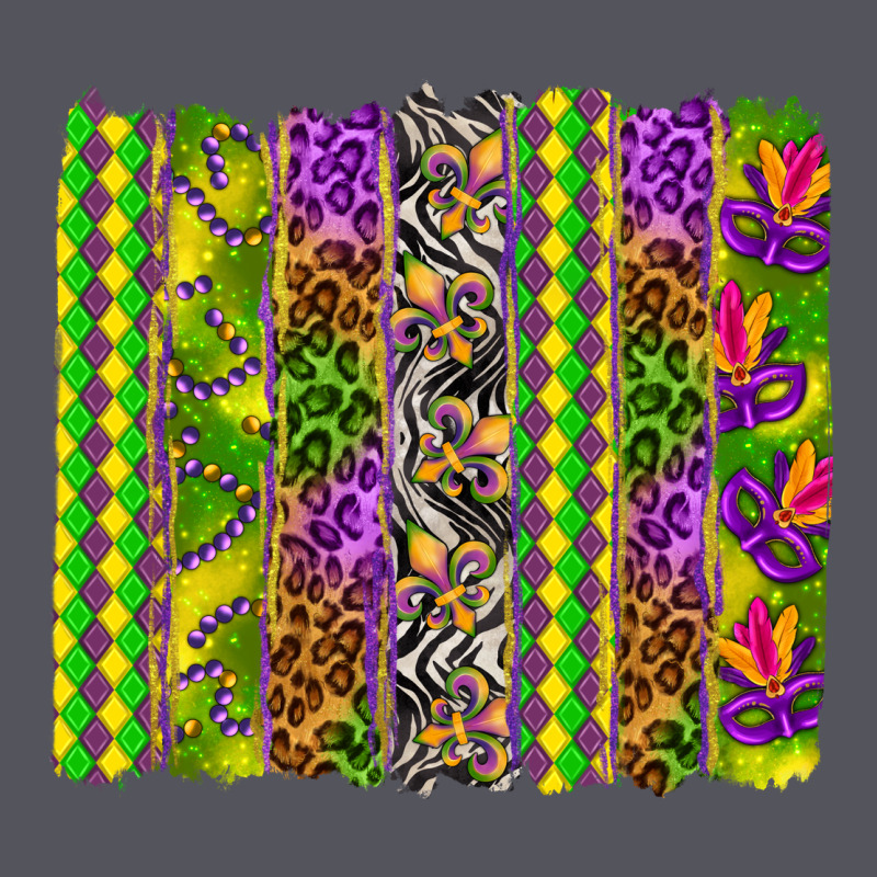 Mardi Gras Brushstroke Vintage Hoodie by HowdyJamesFarm | Teevron