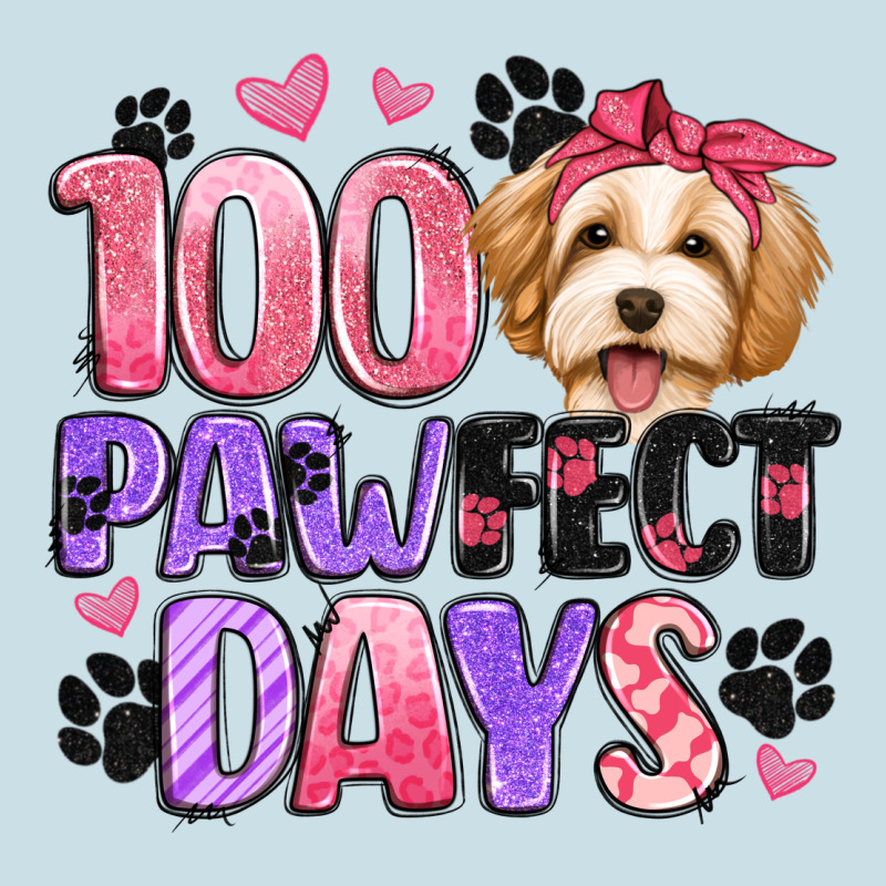 100 Pawfect Days Ladies Tee by Artiststas | Teevron