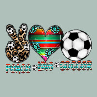 Peace Love Soccer Heavyweight Hoodie | Teevron