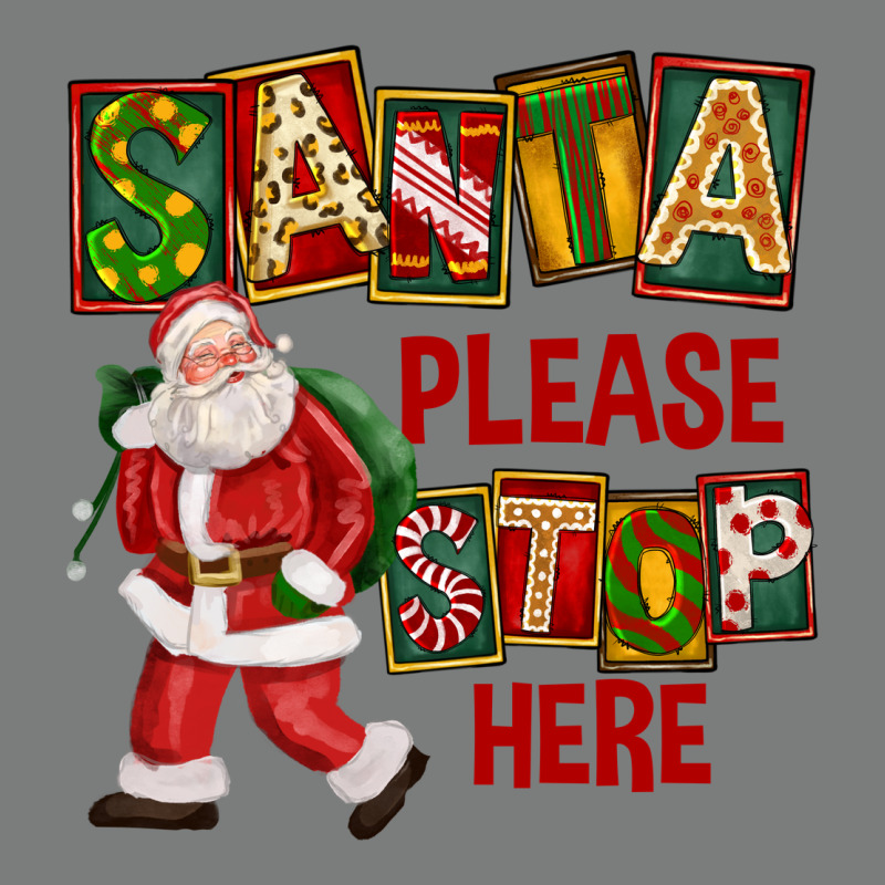 Santa Please Stop Here Premium Hoodie by FaDigitalArtStudio | Teevron