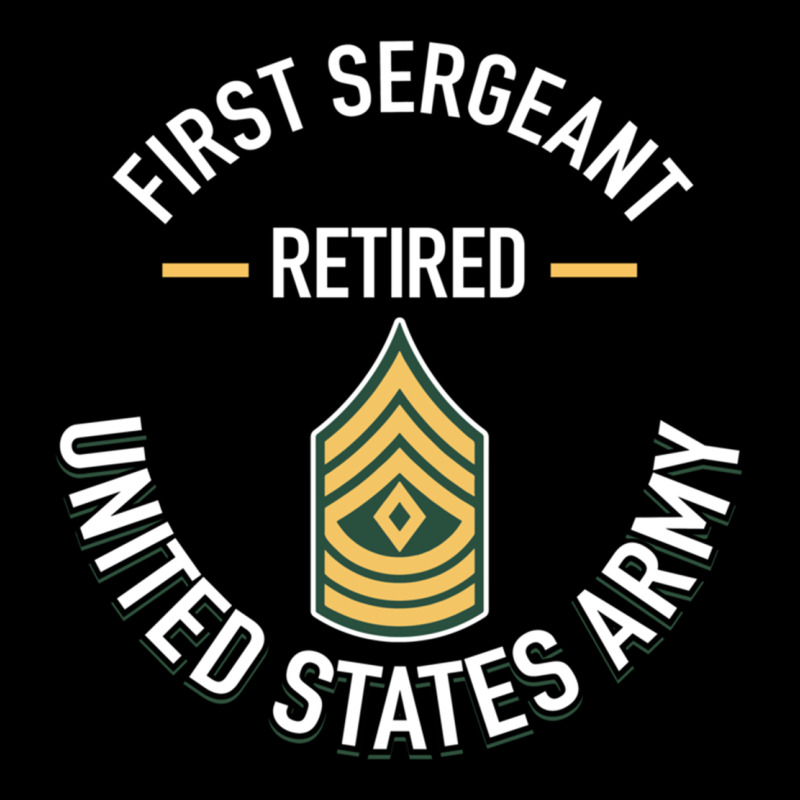 First Sergeant 1sg Retired Army Military Retirement Gifts Long Sleeve Premium Sweatshirt by lanVoArt | Teevron