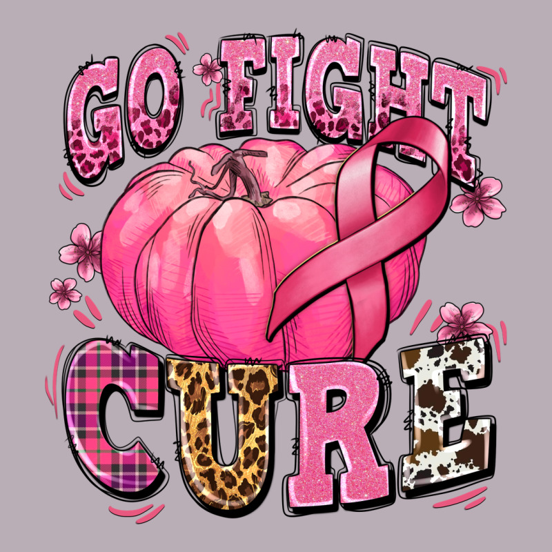 Go Fight Cure Pumpkin Vintage Tee by texasbilliewilder | Teevron