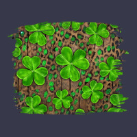 St Patrick's Day Shamrock And Leopard Distressed Background Long Sleeve Tee | Teevron