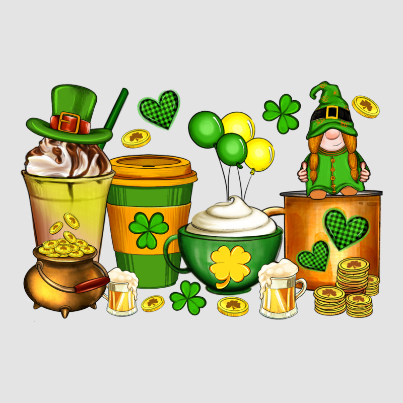St Patrick's Day Coffee Cups With Gnome Premium Sweatshirt by Artiststas | Teevron