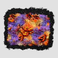 Halloween Pumpkin And Leopard Background Premium Hoodie | Teevron
