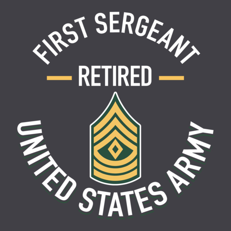 First Sergeant 1sg Retired Army Military Retirement Gifts Long Sleeve Heavyweight Hoodie by lanVoArt | Teevron