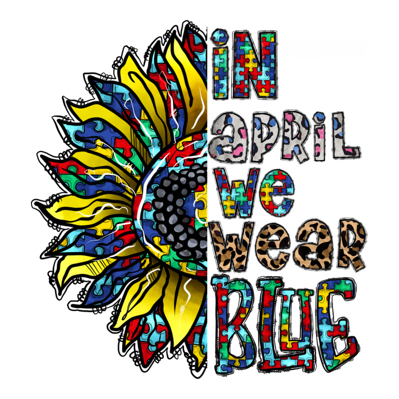 Autism Sunflower Heavyweight Hoodie by CowhideDigitalArt | Teevron