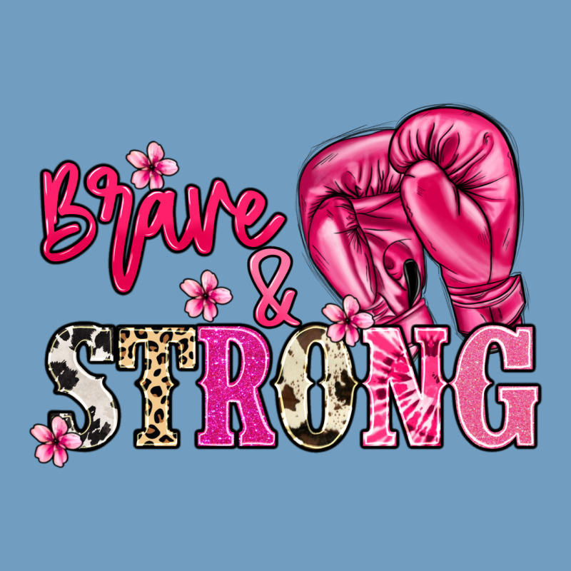 Brave And Strong Cancer Awareness Urban Heavy Tee by HowdyJamesFarm | Teevron
