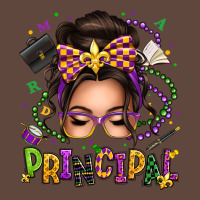 Mardi Gras Principal Caucasian Messy Bun Classic Tee | Teevron