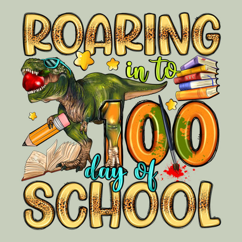 Roaring In To 100 Day Of School Ladies Tee by Artiststas | Teevron