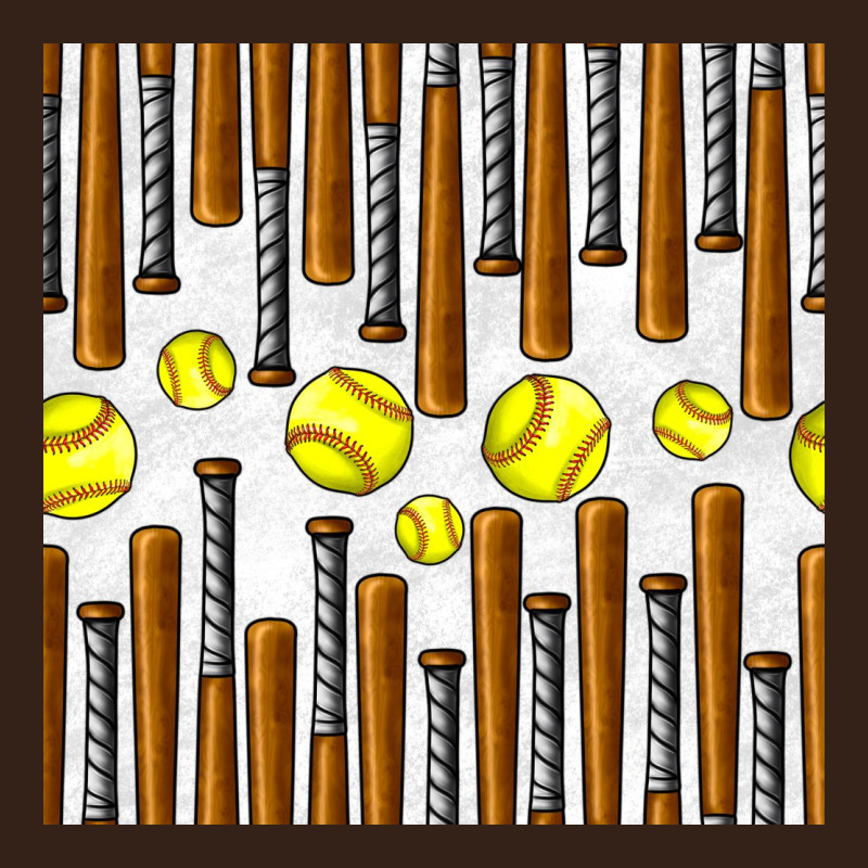 Softball Bat Seamless Pattern Heavy Core Tee by BundleAndBundleShop | Teevron