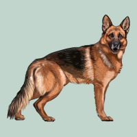 German Shepherd Dog Illustrations Zipper Hoodie | Teevron
