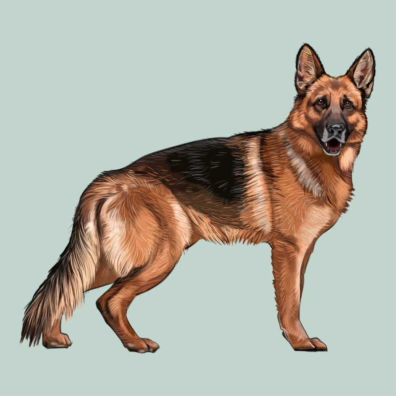 German Shepherd Dog Illustrations Zipper Hoodie by LillyAllenDesigns | Teevron
