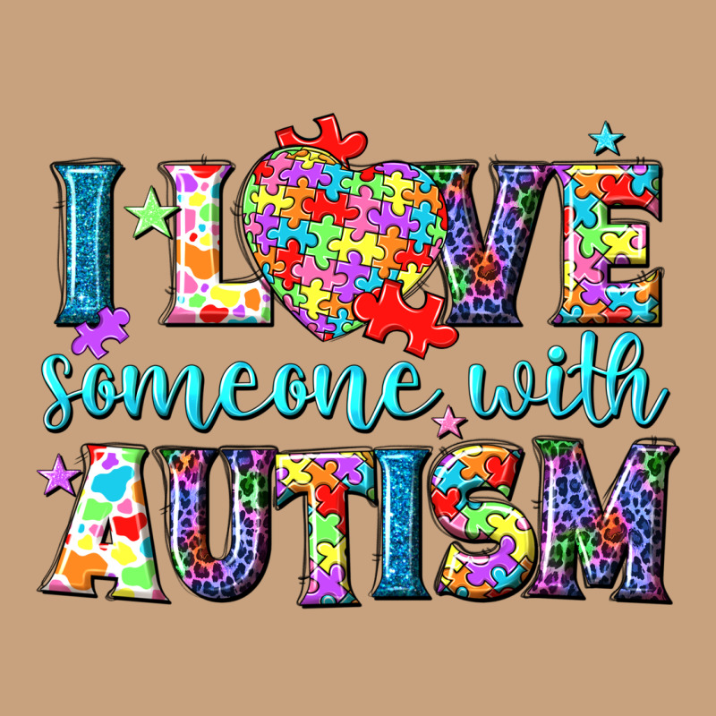 I Love Someone With Autism Vintage Tee by NancyCooperArtShop | Teevron