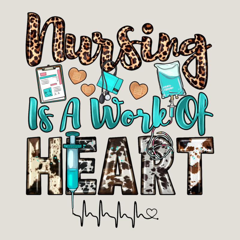Nursing Is A Work Of Heart Heavy Core Tee by JahusDesignShop | Teevron