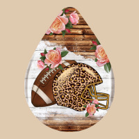 American Football And Western Roses Teardrop Heavyweight Sweatshirt | Teevron