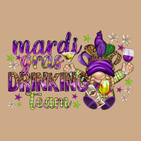 Mardi Gras Drinking Team With Gnome Vintage Hoodie | Teevron