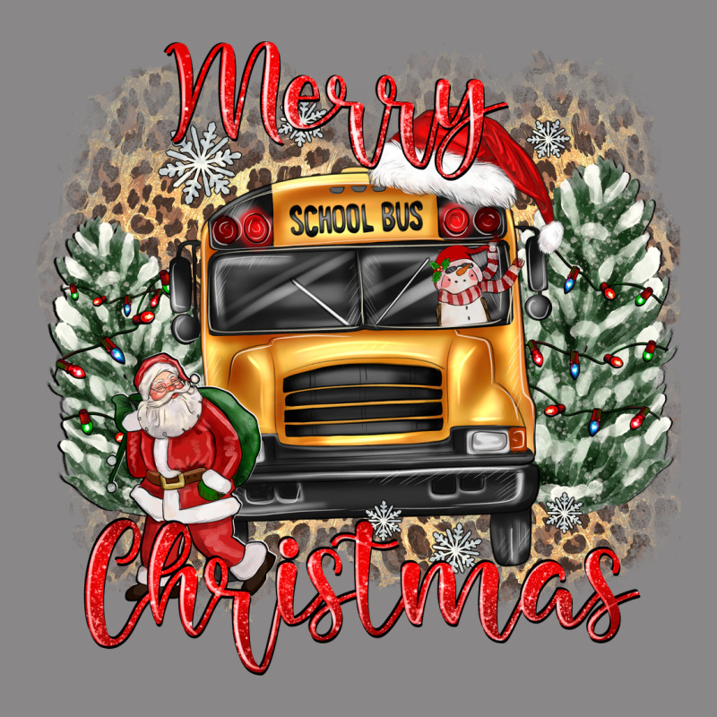 Merry Christmas School Bus Vintage Tee by texasbilliewilder | Teevron