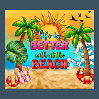 Life Is Better With At The Beach Urban Heavy Tee | Teevron