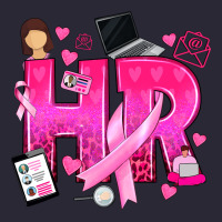 Breast Cancer Hr Human Resources Vintage Tee | Teevron
