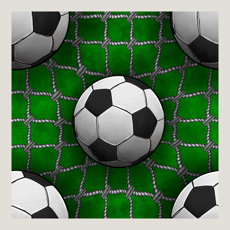 Soccer Ball With Goal Nets Seamless Pattern Heavy Core Tee by BundleAndBundleShop | Teevron