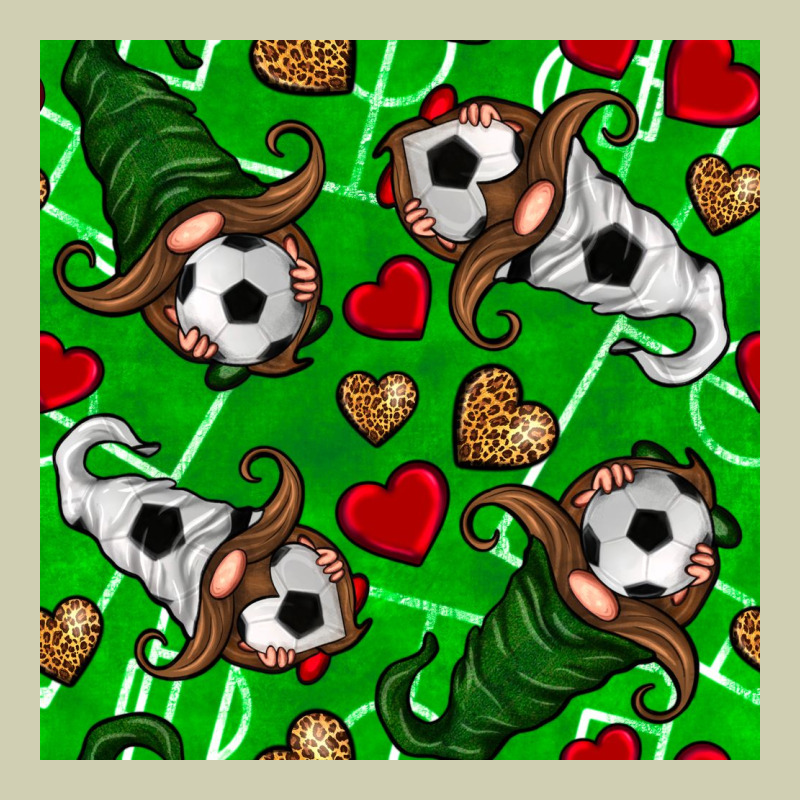 Soccer Gnomes And Hearts Seamless Pattern Heavy Core Tee by BundleAndBundleShop | Teevron