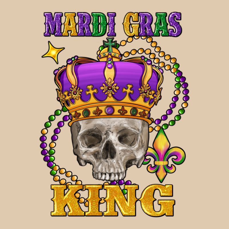 Skull Mardi Gras King Heavyweight Sweatshirt by FaDigitalArtStudio | Teevron