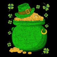 Ireland Leprechaun Hat Pot Of Gold Irish St Patricks Day Heavy Core Tee | Teevron