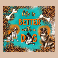 Life Is Better With A Dog Urban Heavy Tee | Teevron