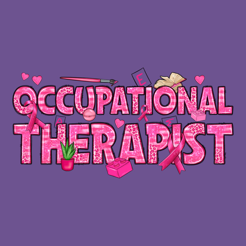 Breast Cancer Occupational Therapist Vintage Tee by texasbilliewilder | Teevron