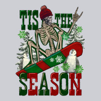 Tis The Season Skeleton Snowboard Heavyweight Sweatshirt | Teevron