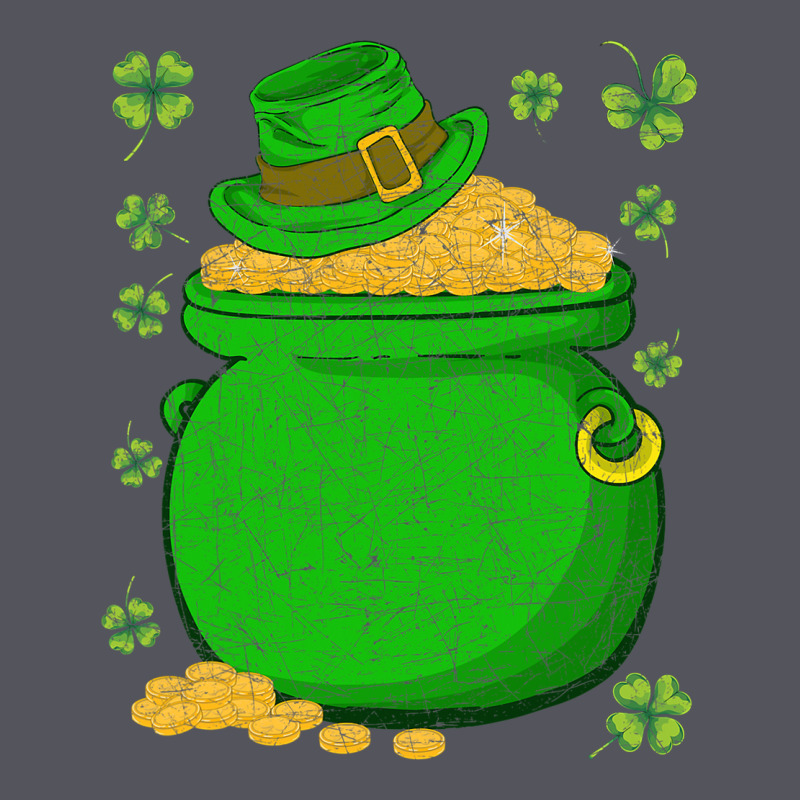 Ireland Leprechaun Hat Pot Of Gold Irish St Patricks Day Vintage Hoodie by lanVoArt | Teevron