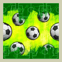 Soccer Balls With Field  And Tactics Seamless Pattern Heavy Core Tee | Teevron