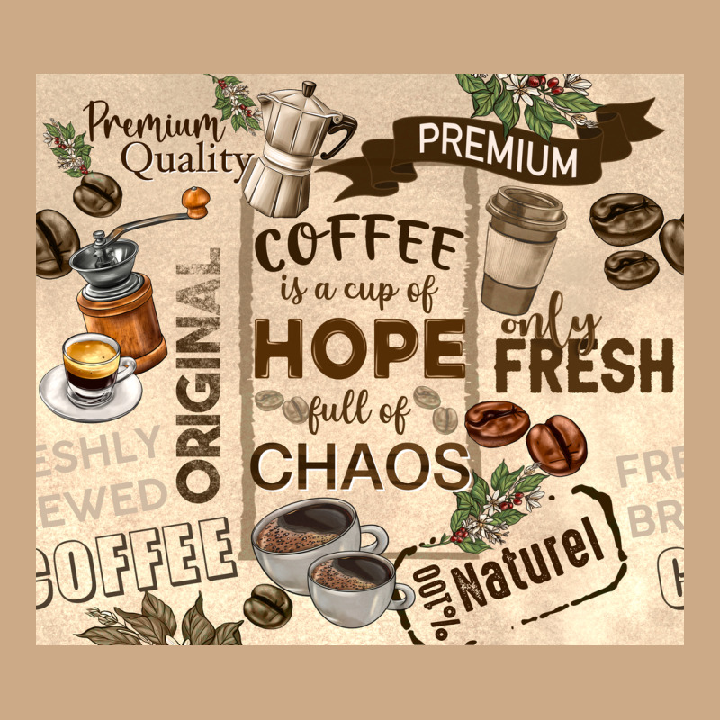 Coffee Is A Cup Of Hope Vintage Hoodie by TumblerDesignByShophia | Teevron
