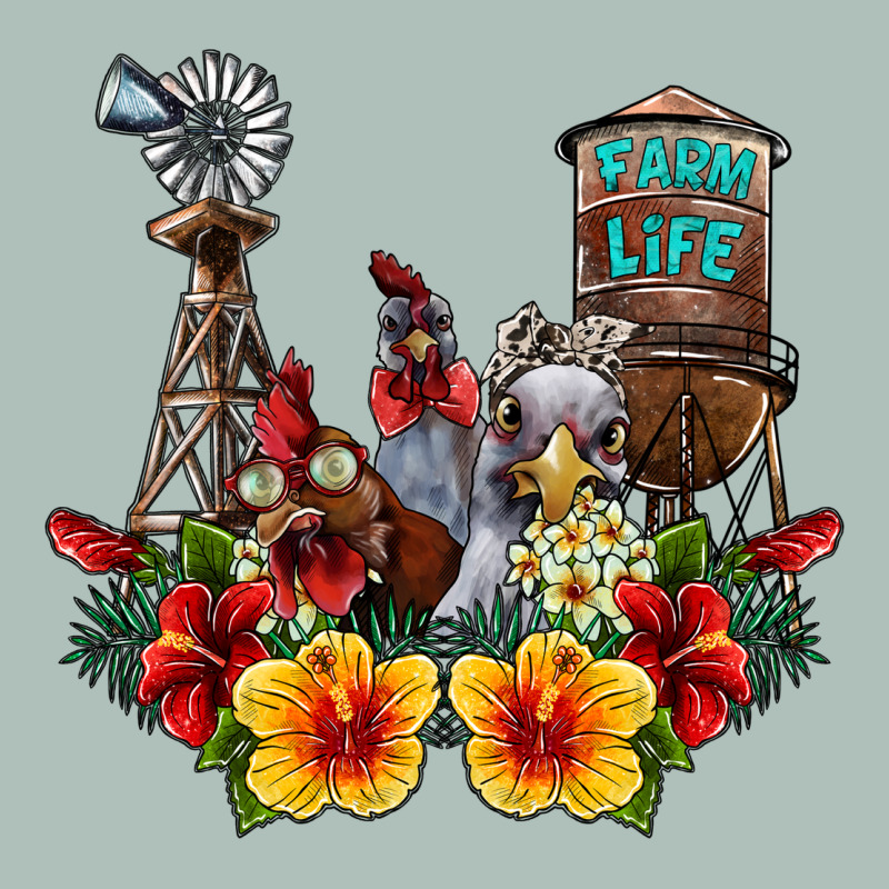 Farm Life Chicken Heavyweight Hoodie by SublimationCraftShop | Teevron